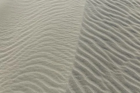 Sand texture, sand patterns in the desert Foto stock