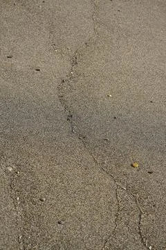 Sand texture. Sandy beach for background. Top view Fotos Stock