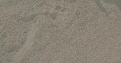 Sand, texture, sunny weather, shadow from equipment Stock Footage 305639832