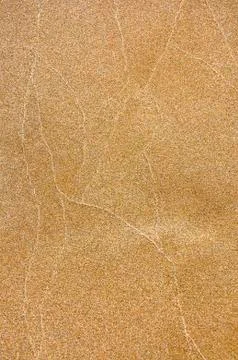 Sand texture on turtle beach during vacation in Cyprus Stock Photos