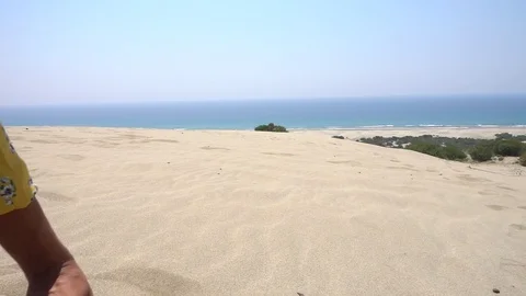 Sand Throw Stock Footage 116372947