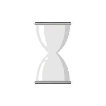 Sand time icon vector illustration. timer sign and symbol Stockillustratie