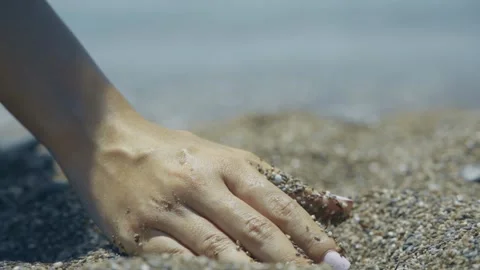 Sand as the time slips through your fingers. 스톡 동영상 133773713