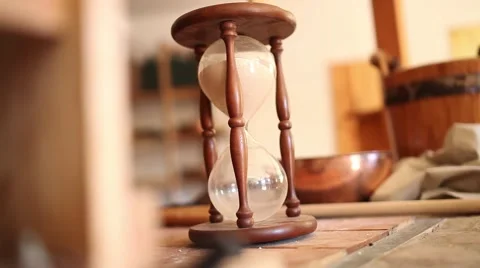 Sand Timer Stock Footage 44577991