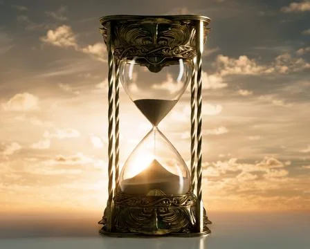 Sand Timer Hourglass Stock Illustration