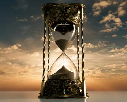 Sand Timer Hourglass Stock Illustration