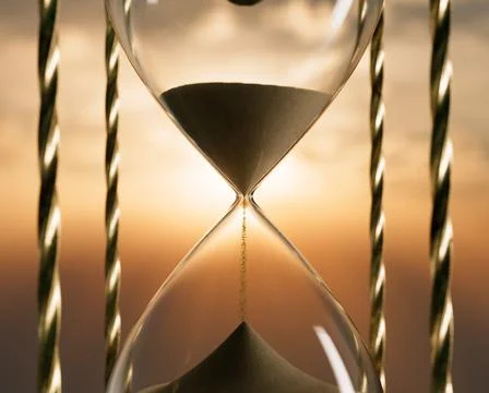 Sand Timer Hourglass Stock Illustration
