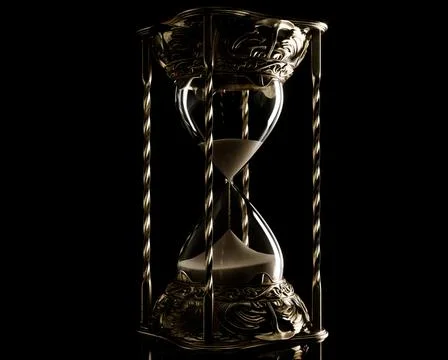 Sand Timer Hourglass Stock Illustration