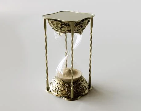Sand Timer Hourglass Stock Illustration