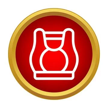 Sand timer icon representing time management and deadline Stock Illustration