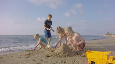 Sand Toys On The Beach. 動画素材 64672880