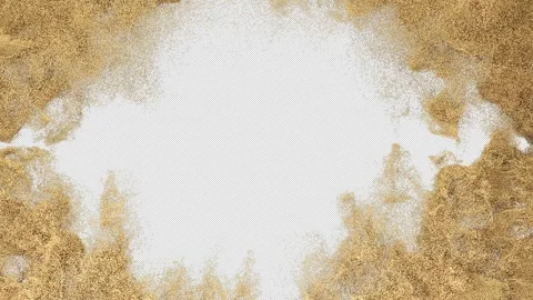 Sand Transition on Alpha Stock Footage 280672987