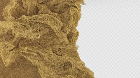 Sand Transition Stock Footage 262020771