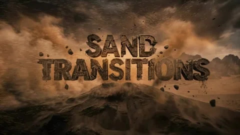 Sand Transitions Stock After Effects
