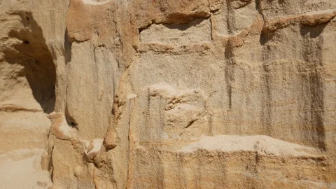 Sand wall Stock Footage 116544859