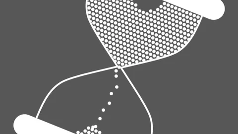 SAND WATCH ICON Video stock 93558035