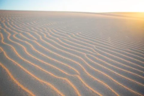 Sand wave texture in desert of Colombia Stock Photos