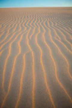 Sand wave texture in desert of Colombia Stock Photos