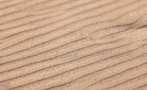 Sand waves pattern, natural background photo with selective soft focus Foto stock