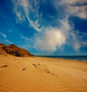 Sand waves Stock Photos