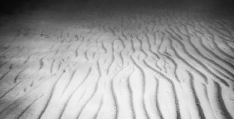 Sand waves underwater Stock Photos