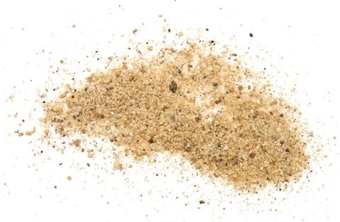 Sand on white Stock Photos