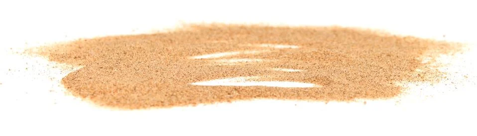 Sand on white Stock Photos