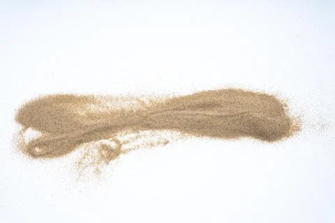 Sand on white Stock Photos