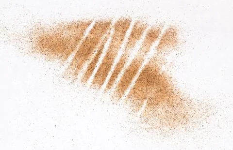Sand on white Stock Photos