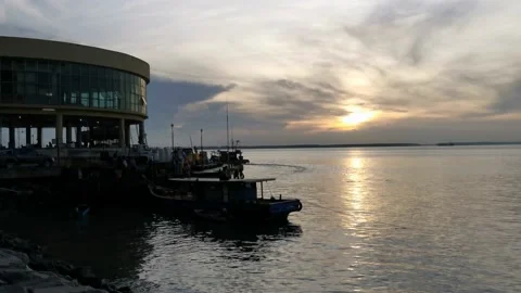 Sandakan Jetty Stock-Footage 146224314
