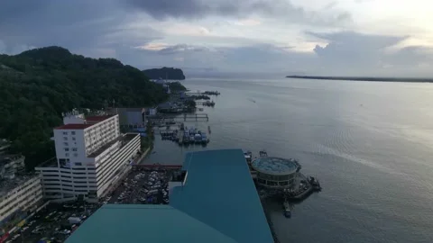 Sandakan Jetty Stock-Footage 146224481