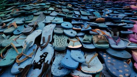 Sandal background Stock Photos