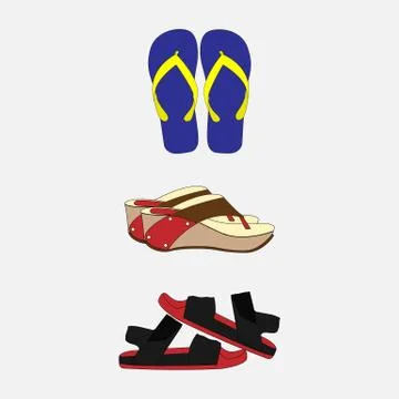 Sandal Stock Illustration
