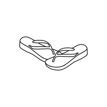 Sandals icon Stock Illustration