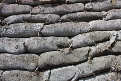 Sandbag Texture Stock Photos