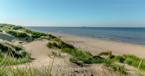 Sandbank Beach Timelapse Stock Footage 57334115