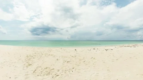 Sandbar in Camiguin Island. Philippines. Stock Footage 309089236