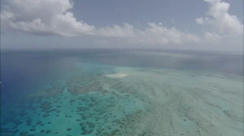 Sandbar Flyover Stock Footage 38063067
