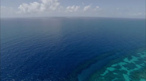 Sandbar Flyover Stock Footage 38069451