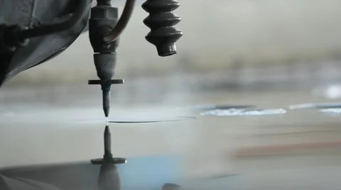 Sandblast metal cutting Stock Footage 62812344