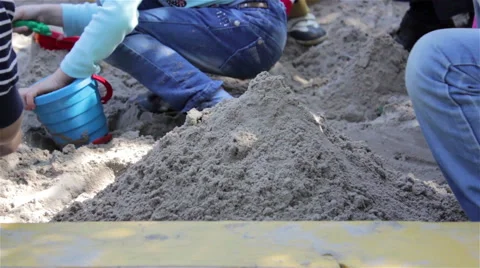 Sandbox children play Vidéo 50312148