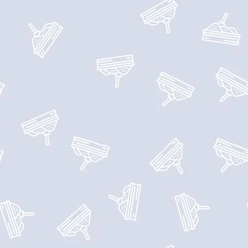 Sandbox kindergarten line seamless pattern Ilustración de archivo