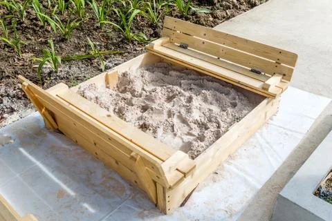 Sandbox at Playground Stock Photos