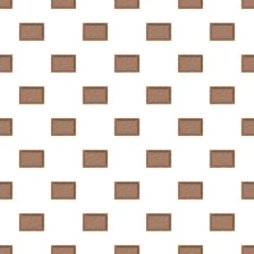 Sandboxes repeating pattern brown background flat illustration 스톡 일러스트