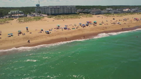Sandbridge Beach Stock-Footage 222007724