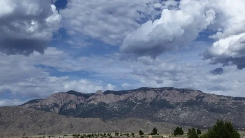 Sandea Mountains New Mexico Time-Lapse Stock Footage 73580033