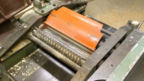 Sander machine in function, top view Stock Footage 89657568