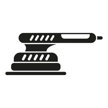 Sander machine power tool for finishing wood surfaces Stock Illustration