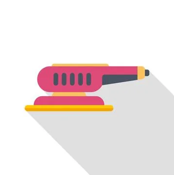 Sander power tool for carpentry and woodwork icon Stock Illustration