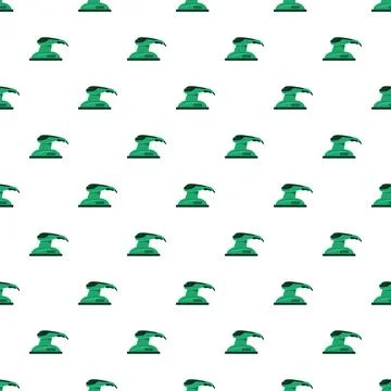 Sander tool electric power equipment seamless pattern Illustrazione stock